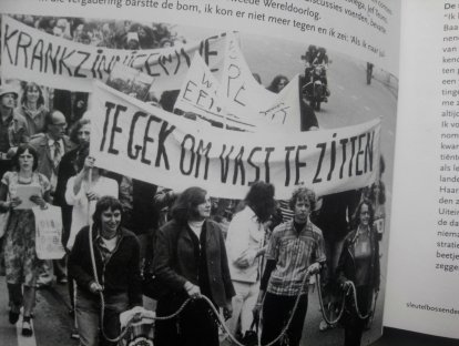 Sleutelbossen-demonstratie 1976 (foto: De strijdbare patiënt)